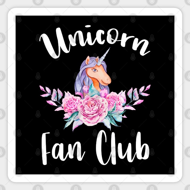 Unicorn Fan Club - National Unicorn Day Magnet by merchlovers